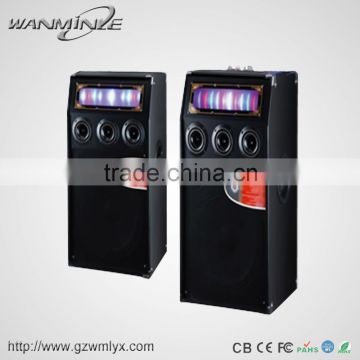 professional 240W powerful wooden speaker 2.0 stereo active sound system active stage speaker