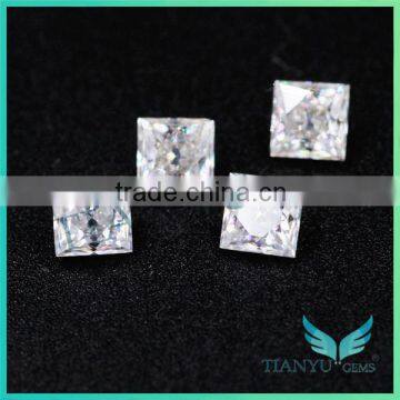 cheap moissanite D E F color eye clean vvs moissanite princess cut loose diamonds