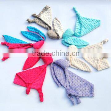 Double Side Different Colors Soft Massage Dot Security Flecce Blanket Toy