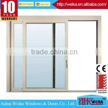 New design fashion low price aluminium brown color sliding window