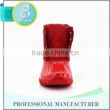Made in China 10 Years Experience Rubber Summer Transparent Rain Boots Women photo-2