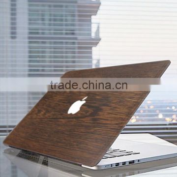 New Arrival Real Wood Hard Shell Wooden Case Print for MacBook Air 11.6 13.3 Pro Retina 12 13 15 Cover