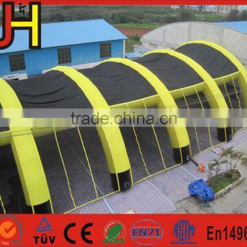 0.55mm PVC Material Black Color Inflatable Paintball Tent/inflatable Paintball Field photo-5