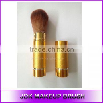 Low Price Gold Retractable Powder Brush with Private Label