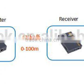 RS232 HDBaseT Cable Rj45 Hdmi Kvm Extender 100m Support USB Keyboard HDMI Extender photo-5