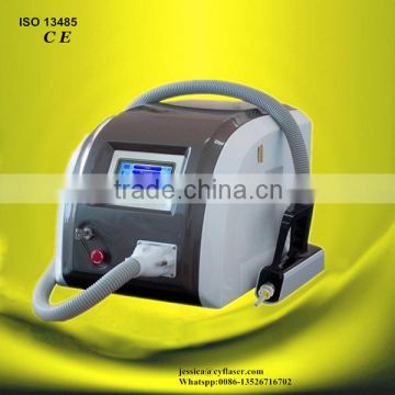 1064nm Remove Tattoo Q Switched 0.5HZ Nd Yag Laser Tattoo Machine