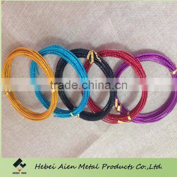 colorful handmade aluminum wire