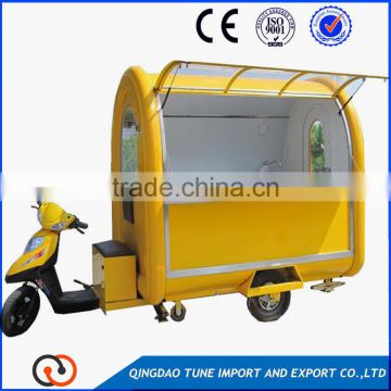 2016 new design mobile food trailer cart for sale