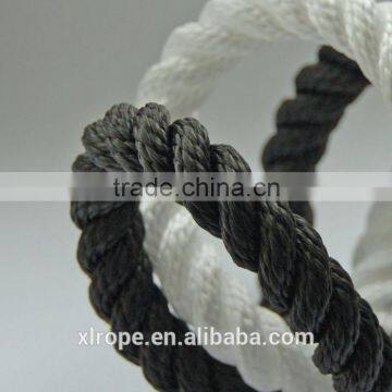 3 strands twisted nylon ship towing rope