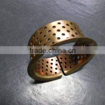 WF-WB800 bronze bushing with oil pockets HB 90 - HB 150 PRMF AB 090 FB090F FBB090 copper plain bush , brass bearing bush