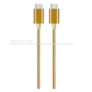 USB-A to USB-C Cable With Metal TP004