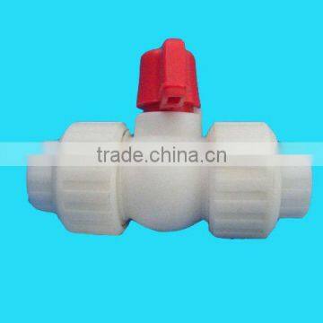 Good Price Plastic PPR Double Union Ball Valve for water pipe