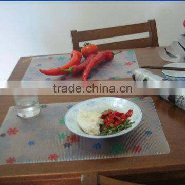 China Top Selling Low Price Beautiful Printed Custom Anti-slip Table Cloth Mat photo-2