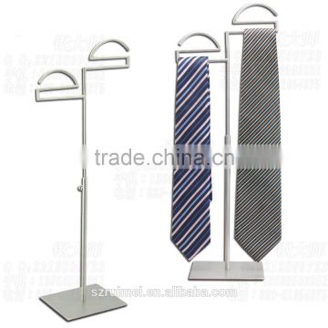 Fashionable table-top adjustable wholesale tie rack scarf