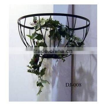 decrative metal art hanging basket
