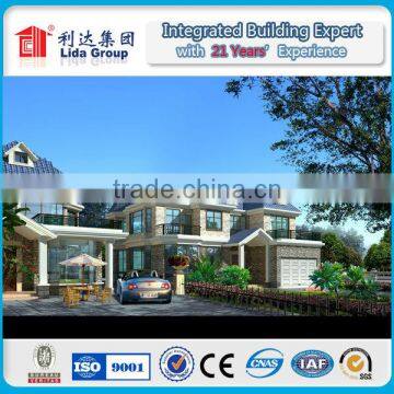 Eco-friendly Luxury Prefab House Villa / Green Prefab Steel House Made in China photo-4