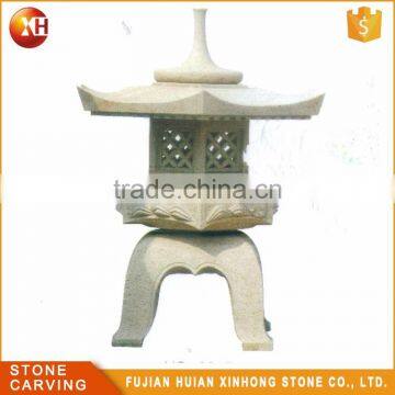 Cheap Granite Stone Barn Rokkaku Yukimi Lantern Manufacturer