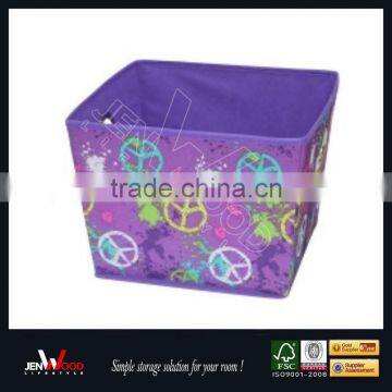 Fabric tapered covered storage bin pattern