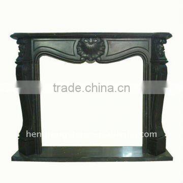 Black Marble Fireplace Mantel