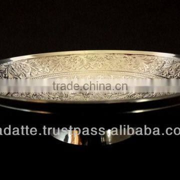 Kitchen Accessory Brass Bowl Beautiful Decorative New Design Silver Plated Bowl photo-2