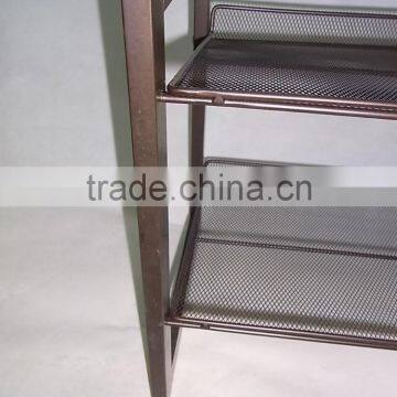 Vivinature Home 2 Tier Stackable Extra Wide Shoe Rack and Storage Shelf photo-5