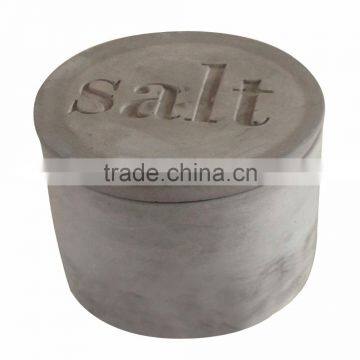concrete jar with lid