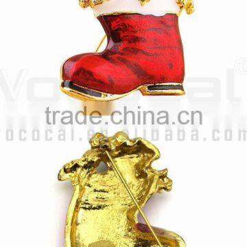 Alloy Brooch Pin for Christmas Theme Party Decoration Gift photo-3