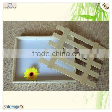 Personalized Rectangle Lid Lightweight Plywood Tray photo-3