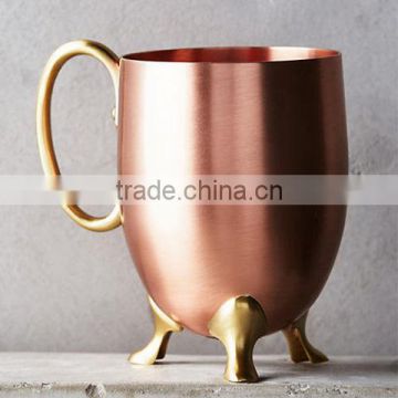 High quality 100% Solid Pure Copper Moscow Mule Mug Direct & Largest manufacturer of copper mugs