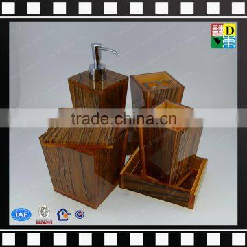 Factory Wholesale Acrylic Bathroom Accessories High Quality PMMA Bath Set From China Manufacturer photo-5