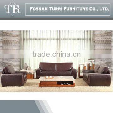 European Style Italian Split Leather Sectional Sofa Home Sofa photo-2