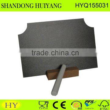Wholesale Natural Chalk Display Wooden Blackboard With Stand photo-3