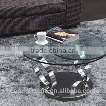 C8041rotating Glass Top Multifunction Coffee Table photo-5