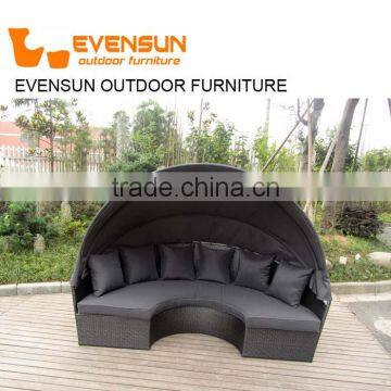 Hot Sale Beach Double Sun Lounger With Waterproof Cushion Sunbed Set photo-2