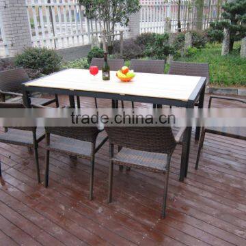 China Manufacturer Garden Outdoor Dining Set New Product Environmentally Protective photo-2
