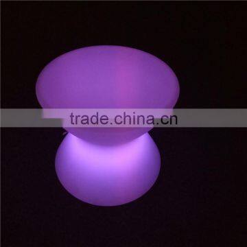 Fashionable LED Furniture Special Luminous Bar Stools with Rechargeable Battery Operated