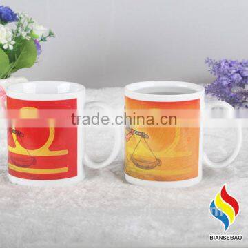 Customized Logo Hot Color Changing Ceramic Mug photo-4