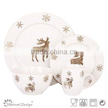 Christmas Gift Combination Birth-style Ceramic Tableware Design