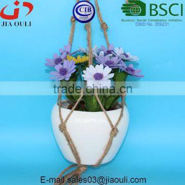 Fashion Design Ceramic Hanging Flower Pots, Hanging Planter Pot photo-3