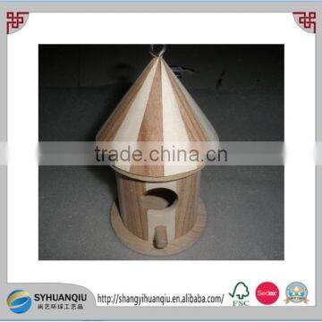 Round wooden bird cage for cheap wholesale