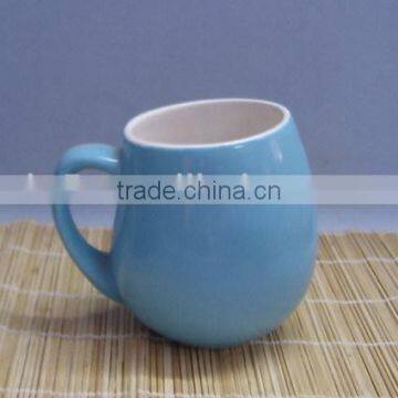 Customize Color Bulge Shape Ceramic Art Design Mug photo-4