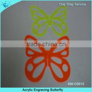 Colorful Acrylic Engraving Butterfly for Holiday Decoration and Gifts photo-3