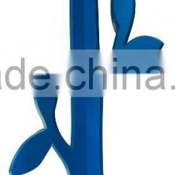 BLUE MDF TREE SHAPE COAT HANGER