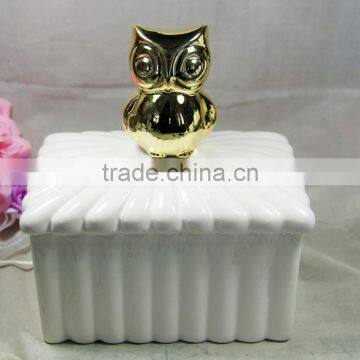 Fashion Ceramic Jewelry Box Square photo-5