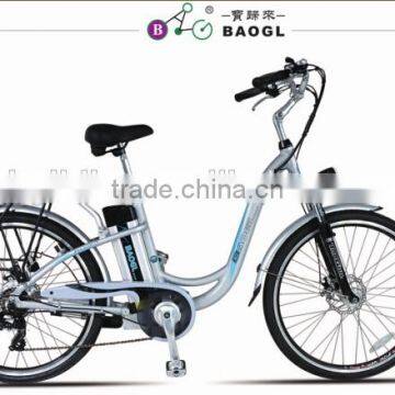 best sale popular electric bicycle 250W bafang brushless motor electric city bike for lady