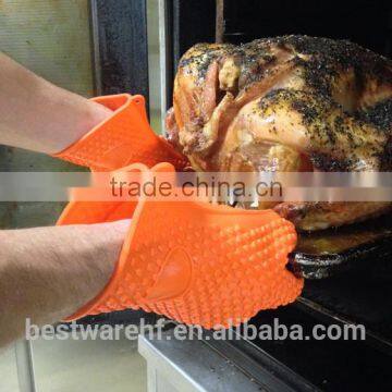 Food Grade Disposable Non-stick Silicone Oven Gloves photo-3