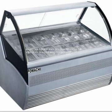 Ice Cream Showcase R404a Refrigeration Display Freezer FMX-SP200A