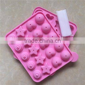 Soft easy clean silicone jelly cake mould unique ball shape chocolate mould