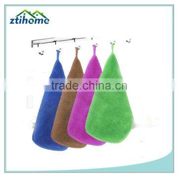Super Absorbent Kitchen Cleaning Microfiber Cloth With Hanger photo-3