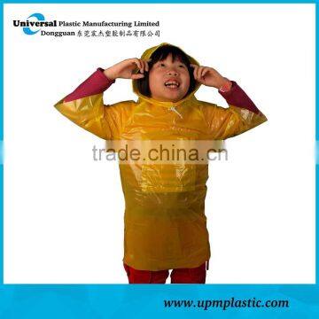 water proof eco-friendly degradable promotional raincoat